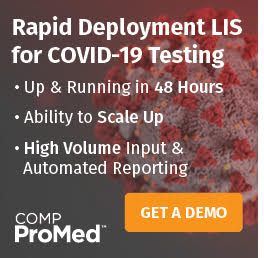 CompProMed Rapid Deployment LIS COVID-19 testing